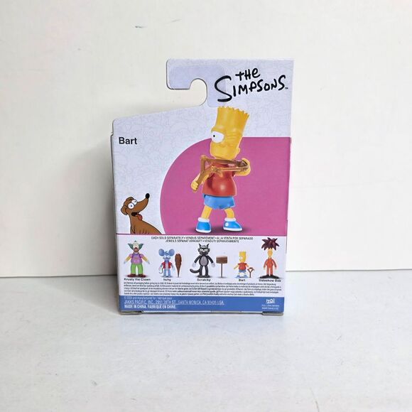 The Simpsons - Bart w/ Slingshot - Jakks 2.5 in Mini Action Figure - NEW IN BOX - Picture 5 of 7